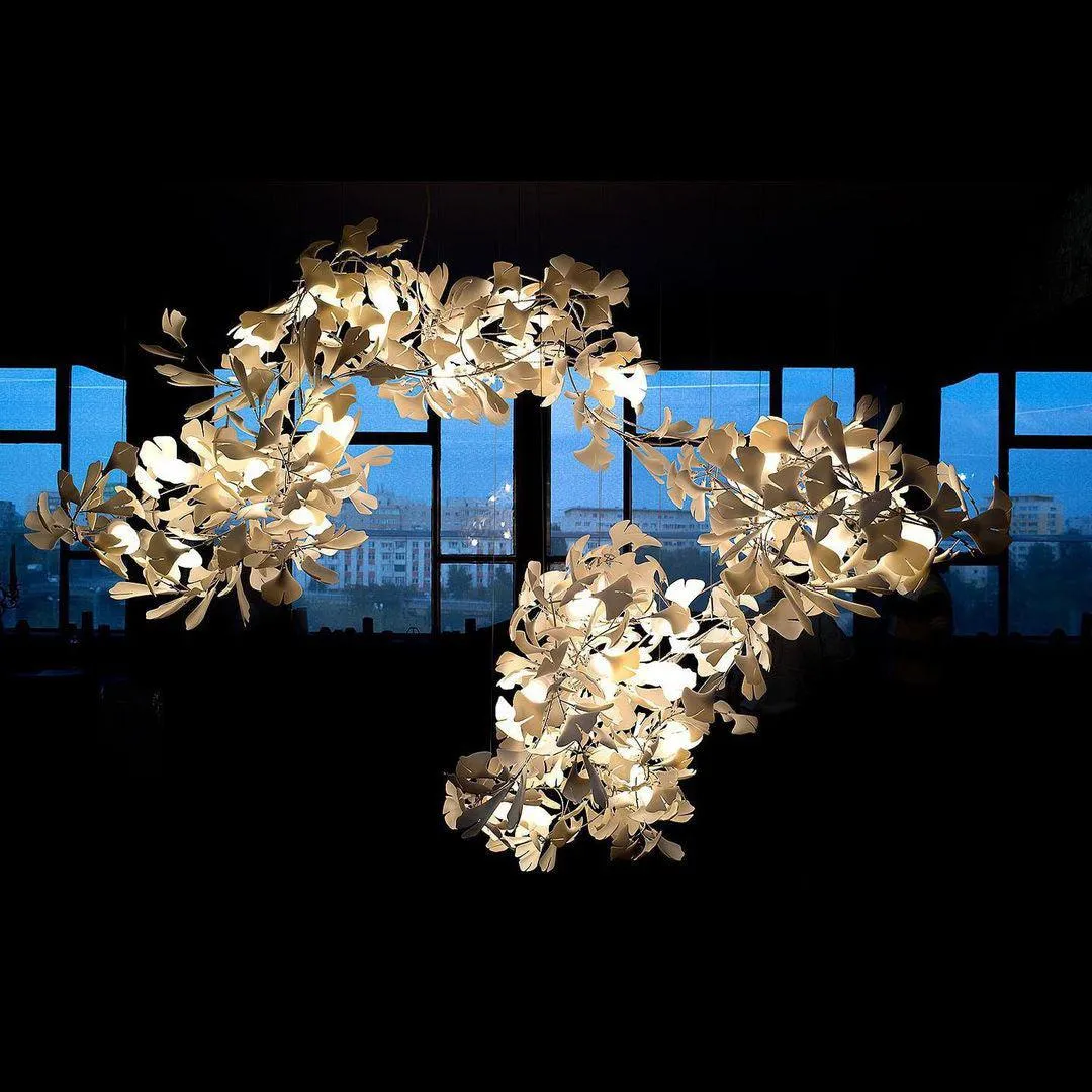 Gingko Chandelier C Style