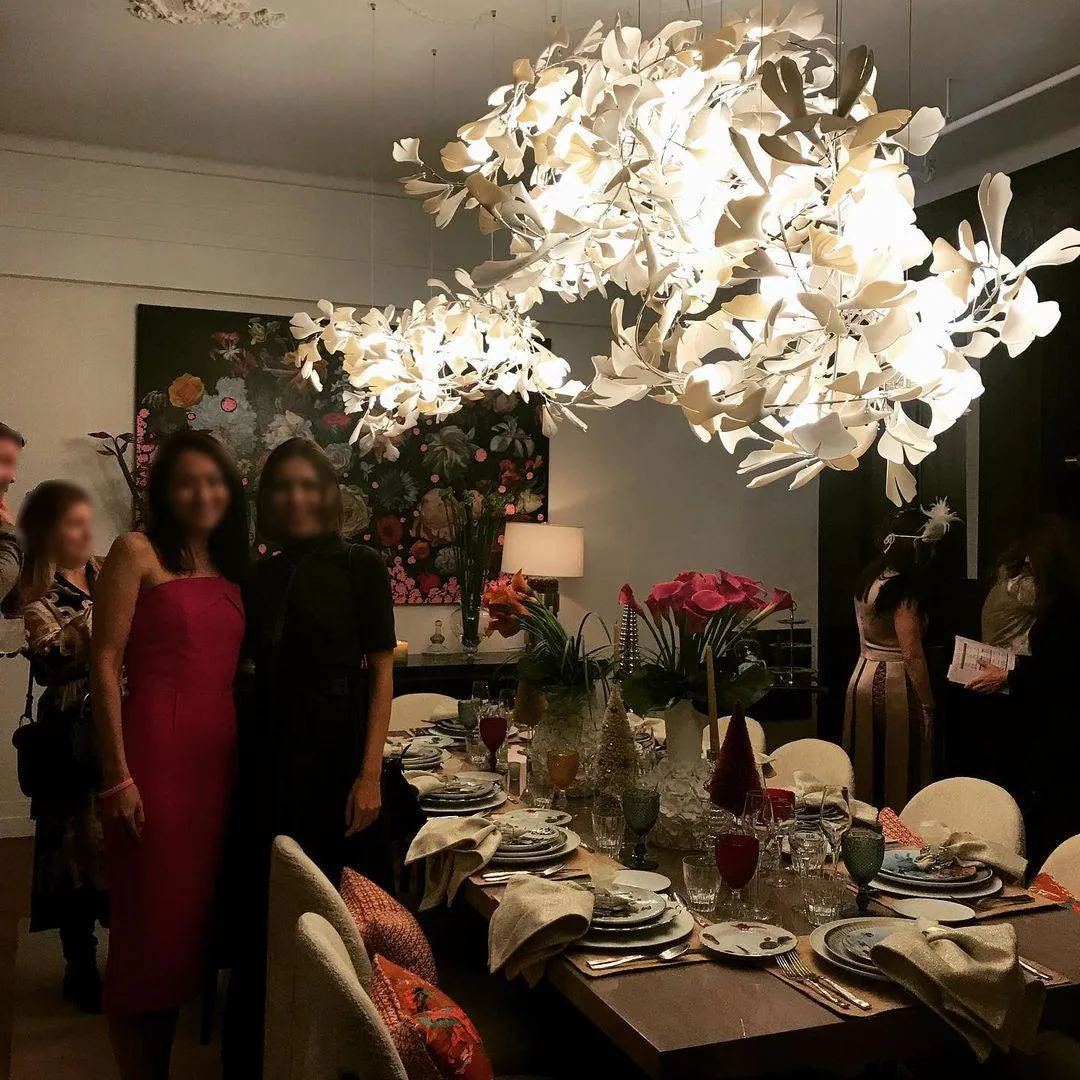 Gingko Chandelier C Style