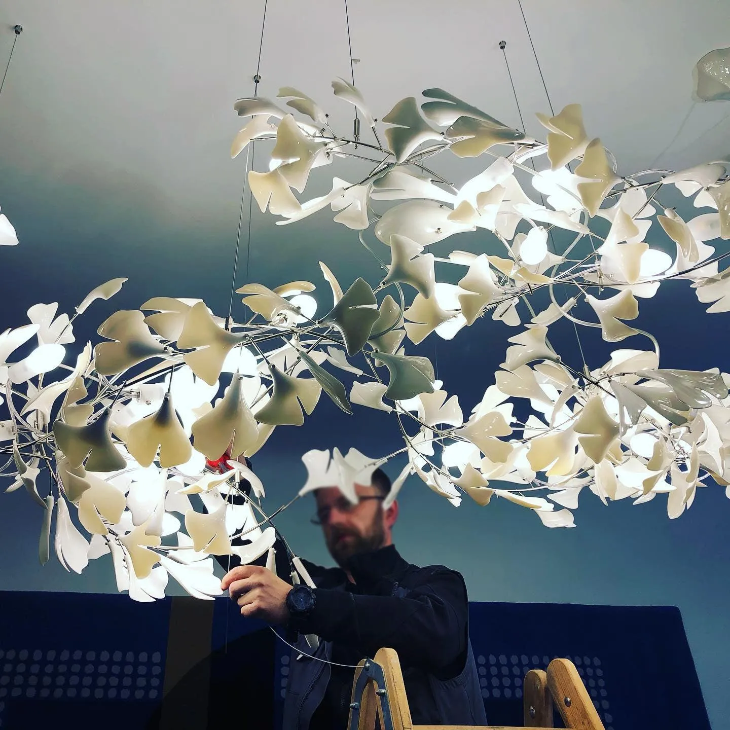 Gingko Chandelier C Style