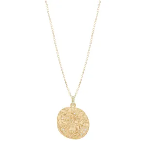 Gold Goddess of Earth Necklace