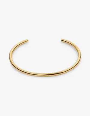 Gold Minimal Bangle | Waterproof | Gift Boxed | by Nordic Muse