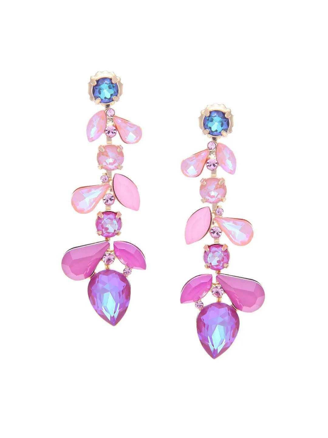 Gradient Drop Earrings Pinkvilla