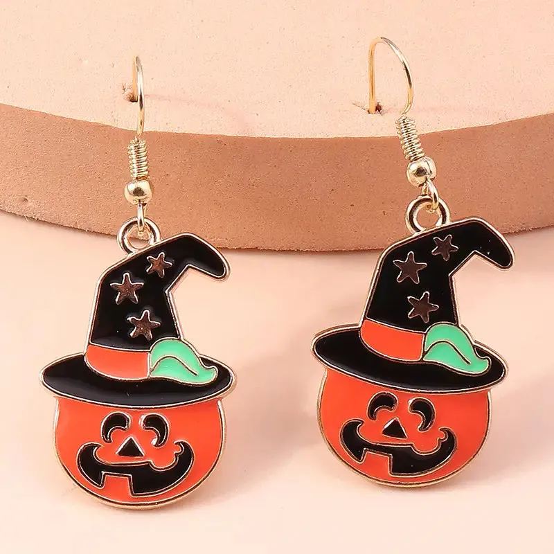 Halloween Themed Drop Earrings