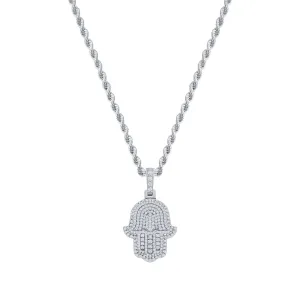 Hamsa Diamond Necklace