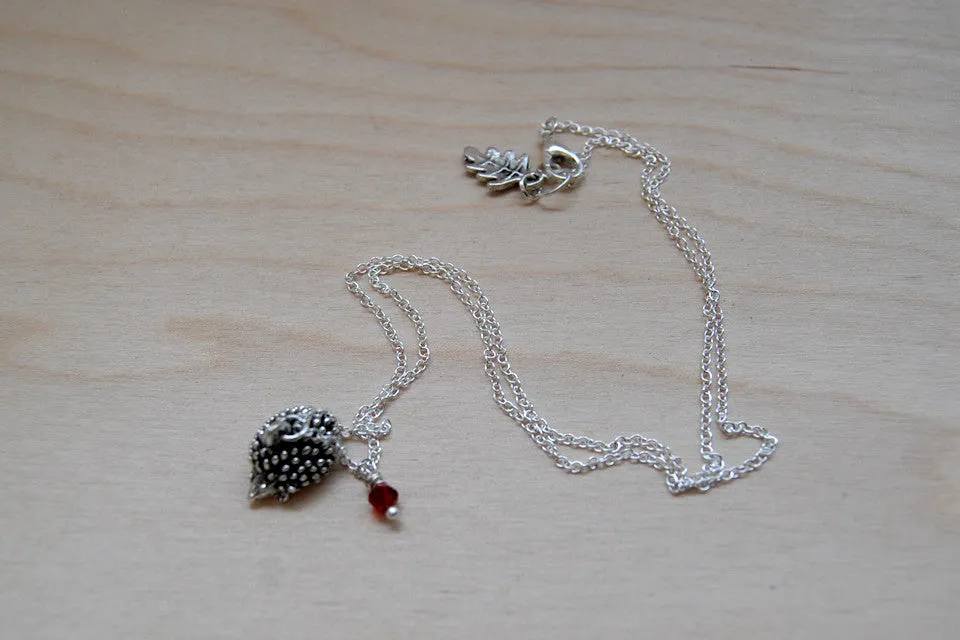 Hedgehog BFF Necklace (Sold Singly) | Best Friend Charm Necklace | Silver Hedgehog Charm Necklace | BFF Gift