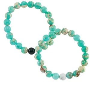 Imperial Jasper Stone Stretch Bracelet