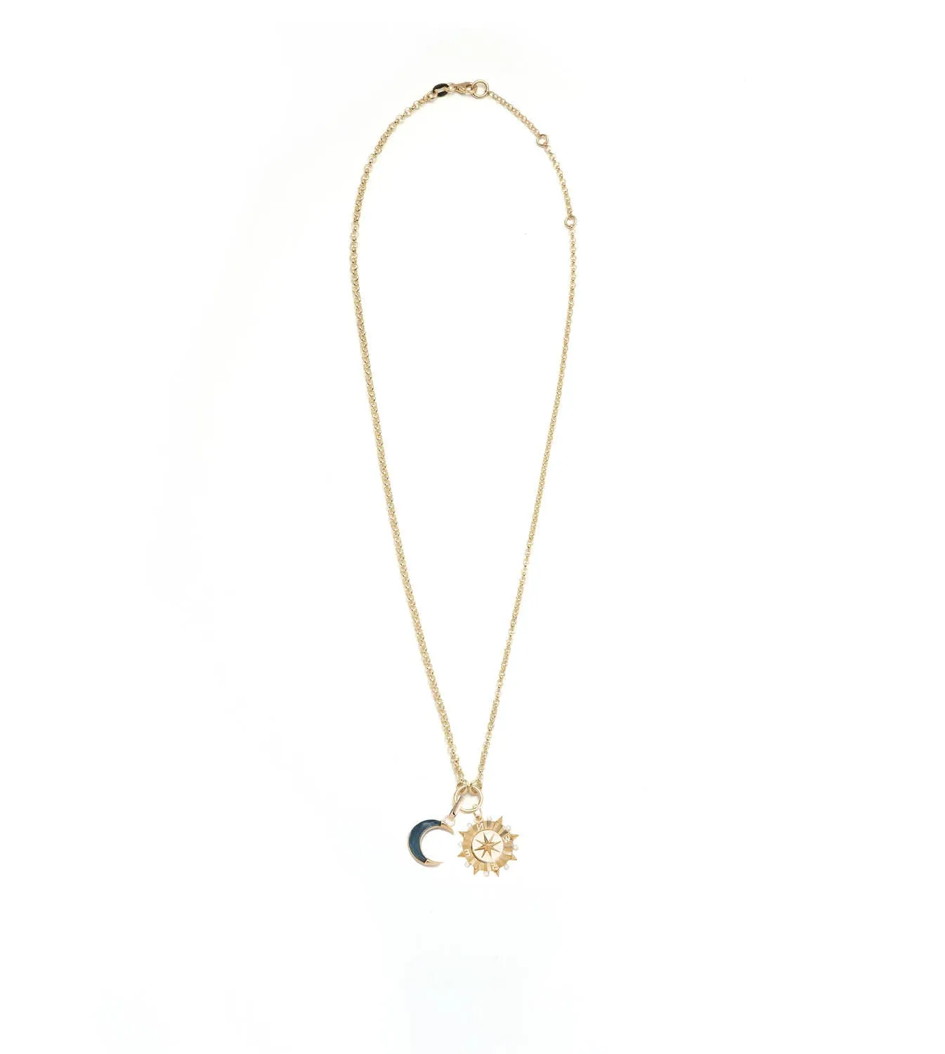 Internal Compass : Small Open Belcher Necklace