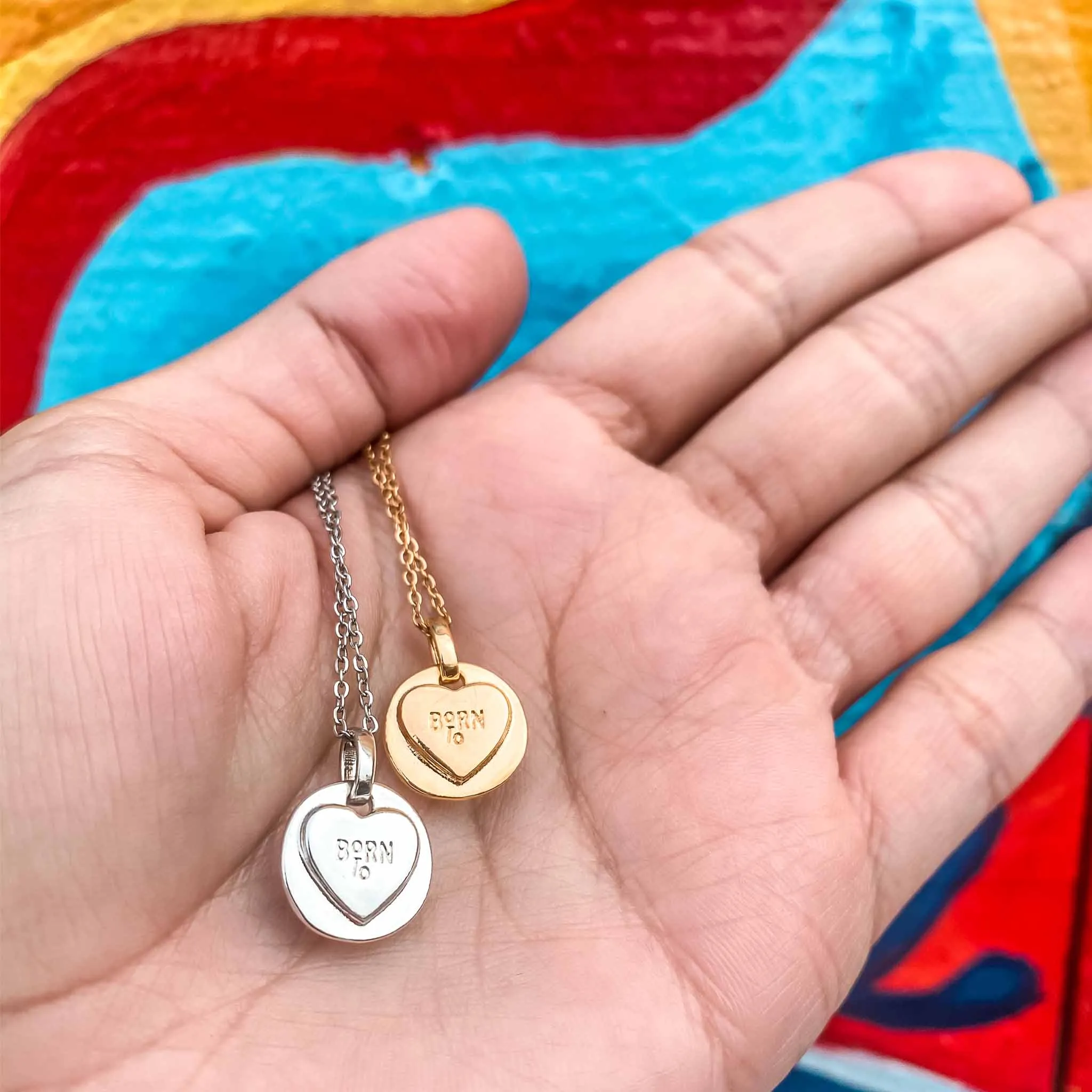 JANUARY Birthstone Gold Jane Necklace in Garnet