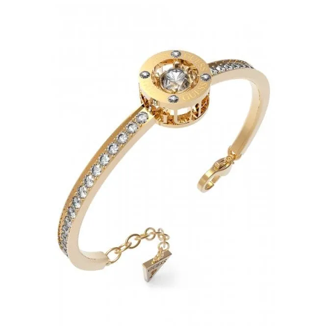 Ladies Gold Plated Crystals  Bracelet UBB01460YGL