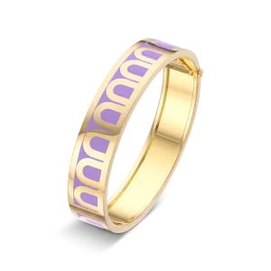 L'Arc de DAVIDOR Bangle GM, 18k Yellow Gold with Lacquered Ceramic