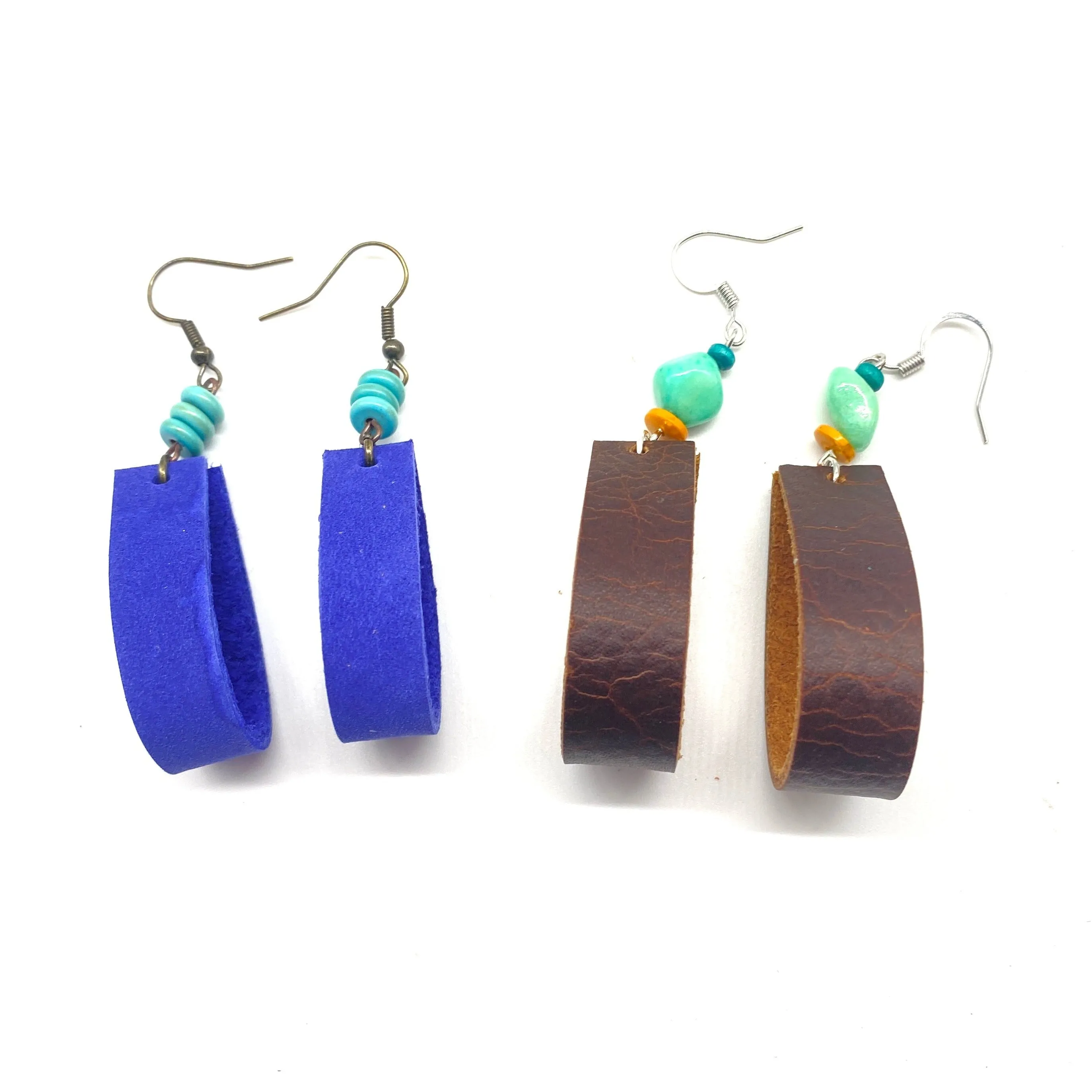 Leather Loop Earrings