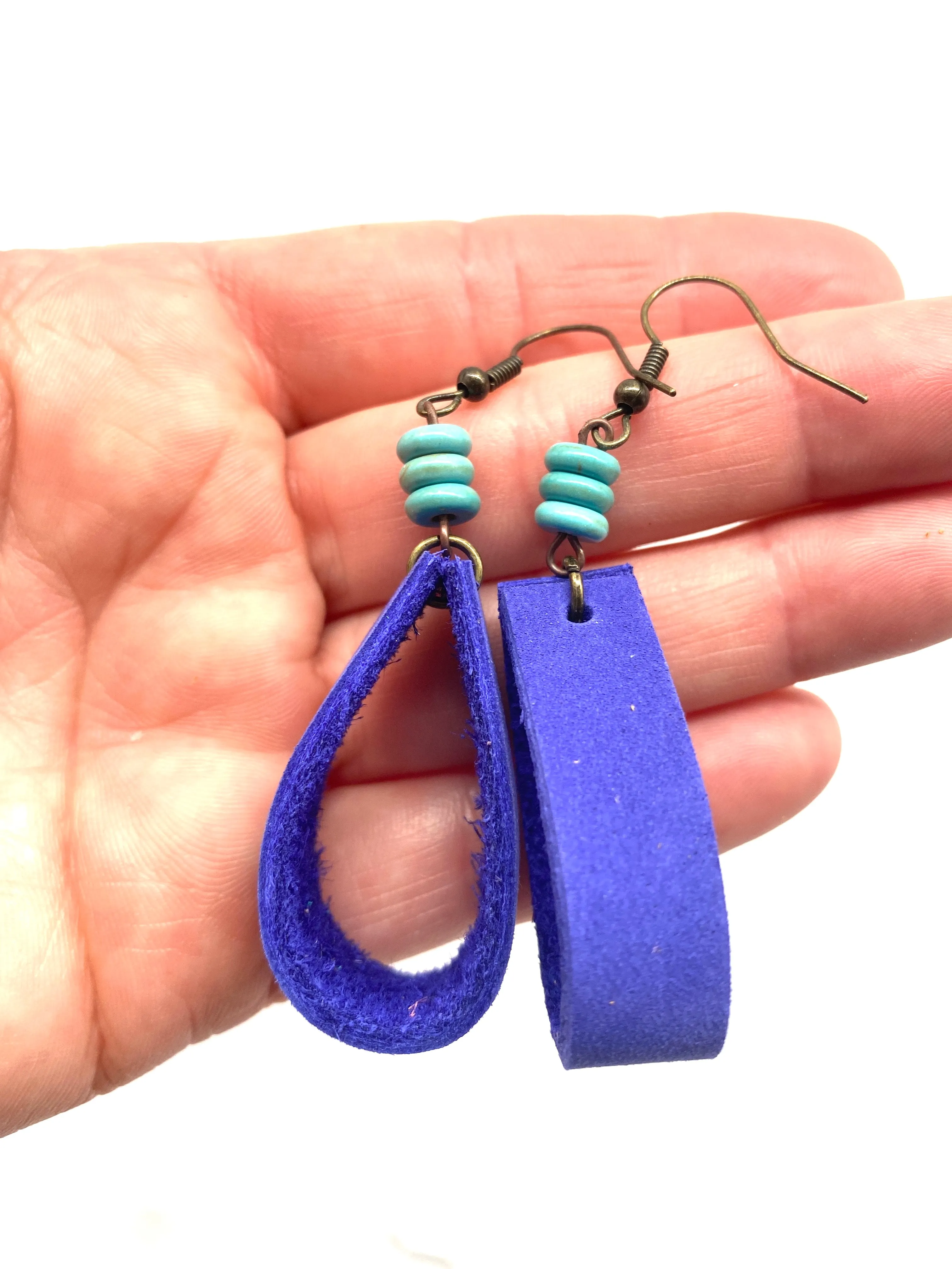 Leather Loop Earrings