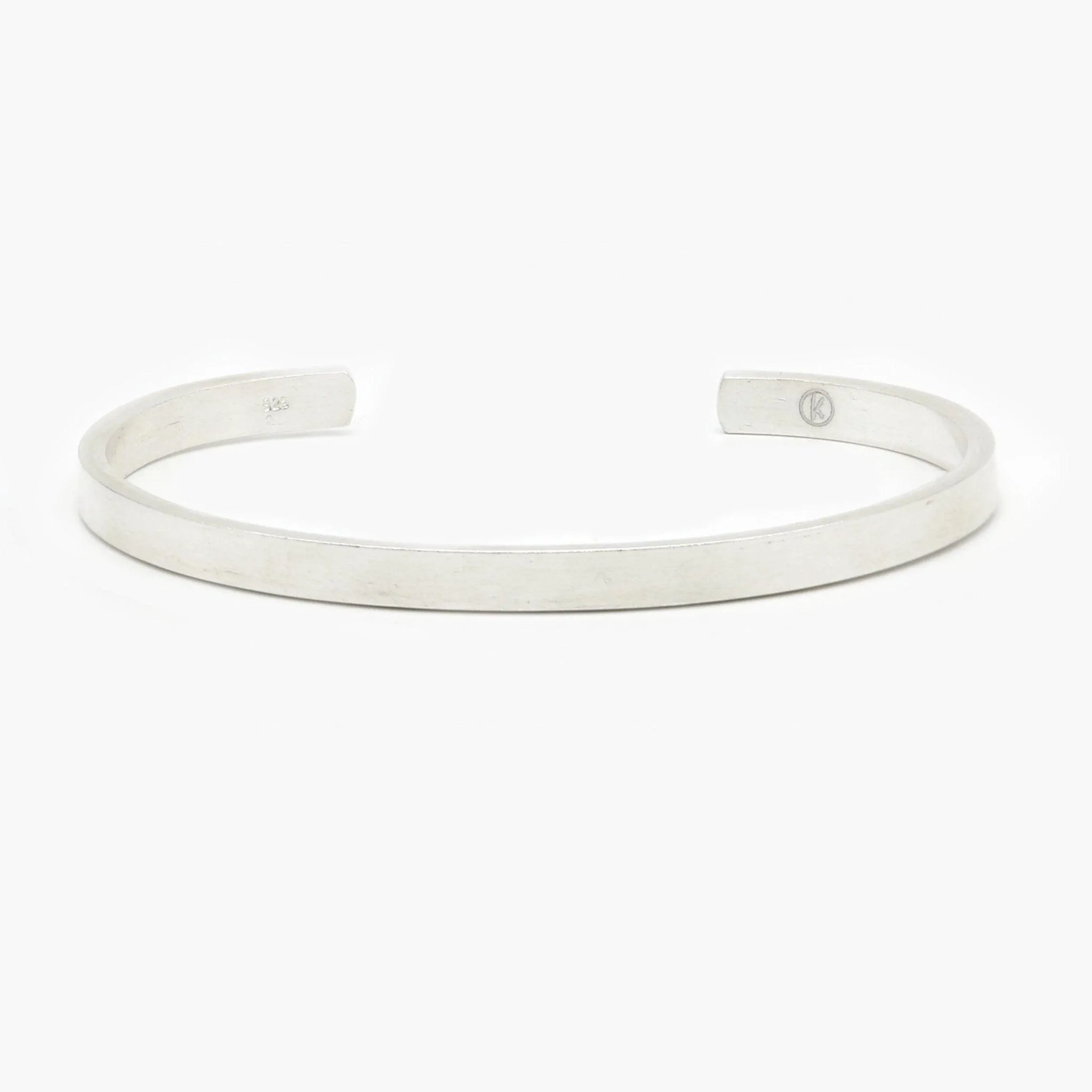 Maxi "Azulik" Bright Silver Bangle