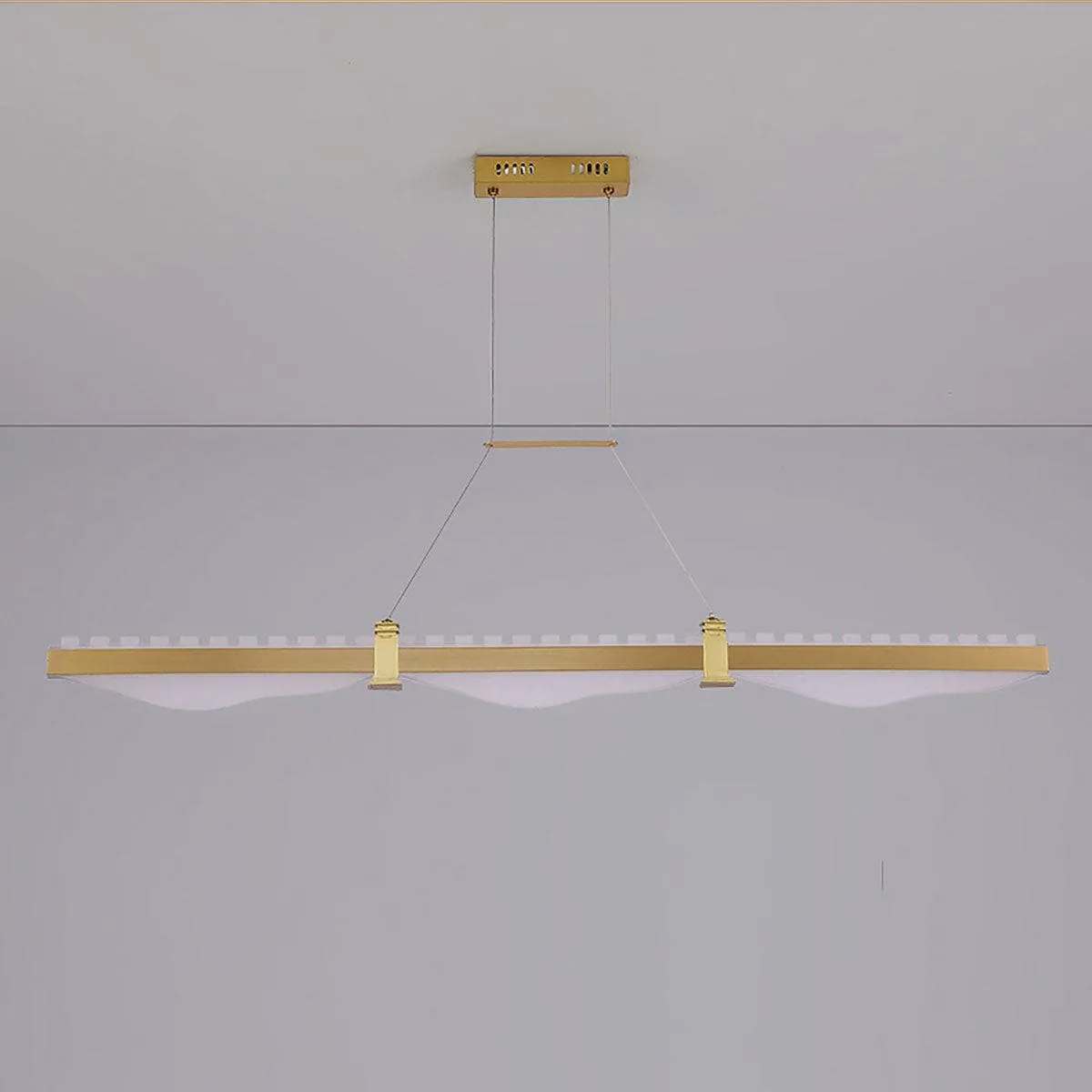 Metal Line Chandelier | Modern Chandelier for Dining Room