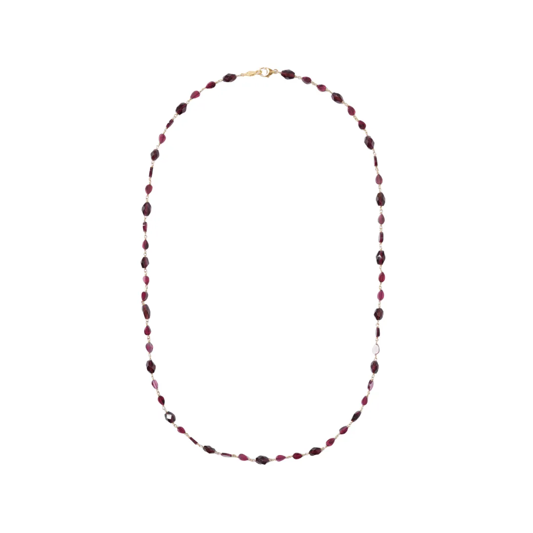 Mona Garnet Necklace