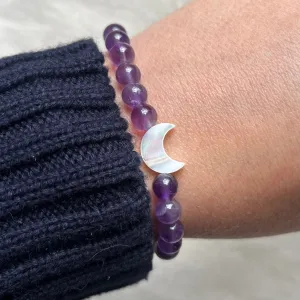 Moon Energy Bracelet - Amethyst