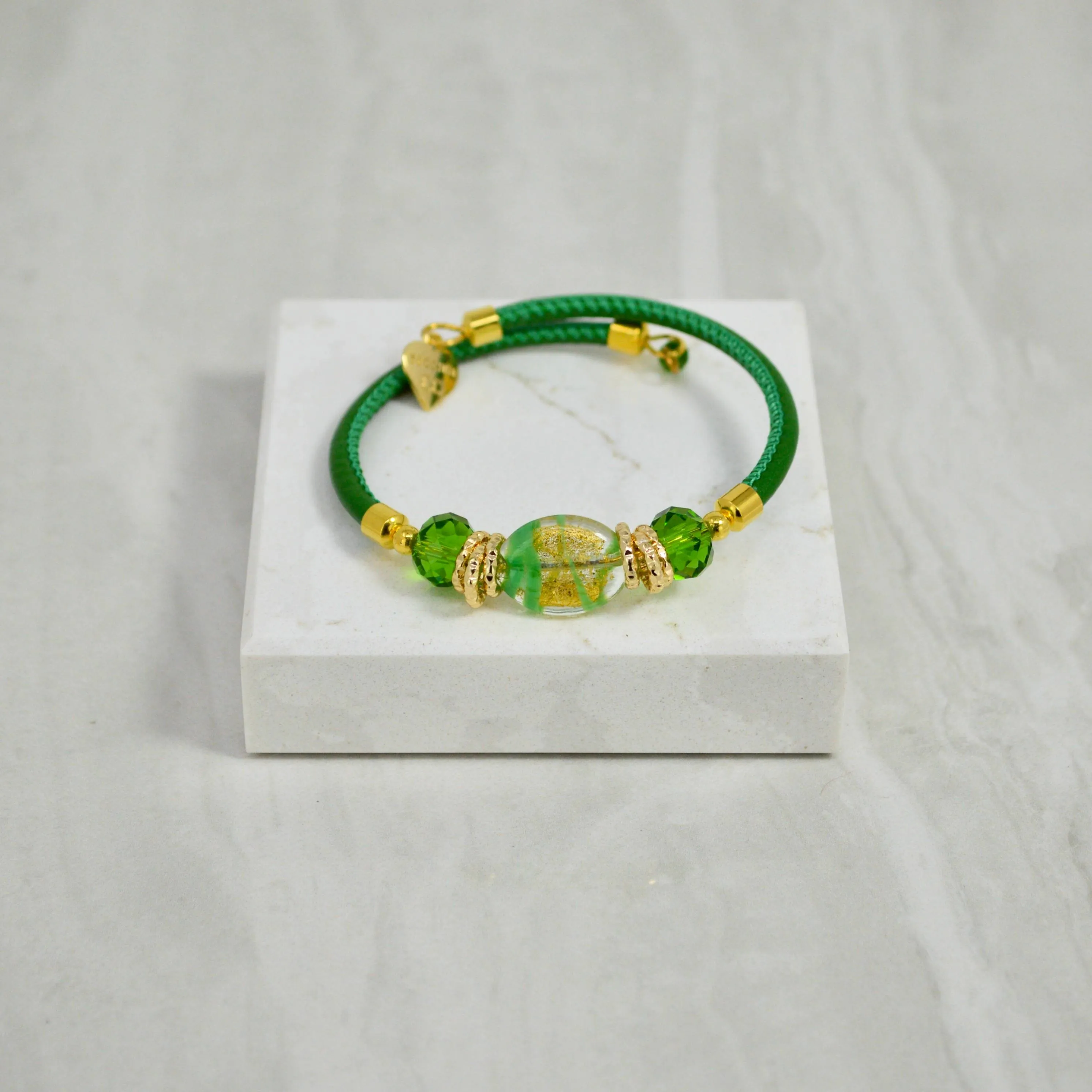 Murano Glass Adelina Beaded Bracelet, Made In Italy