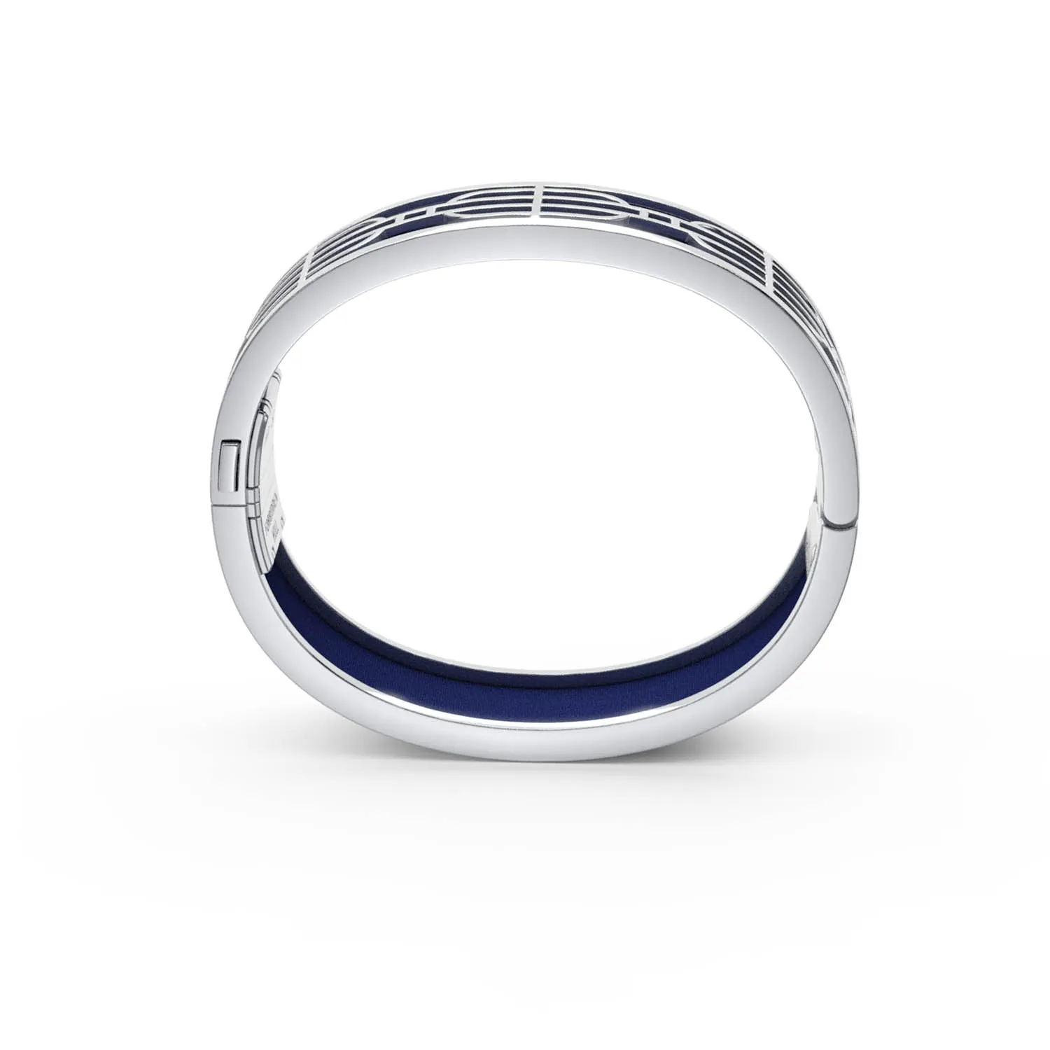 Nanyang Dream Bangle - Midnight Blue - Sterling Silver