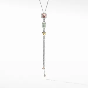 Novella Y Diamond 18k Rose Gold Necklace