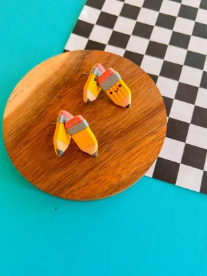 Parker - Clay Pencil Studs