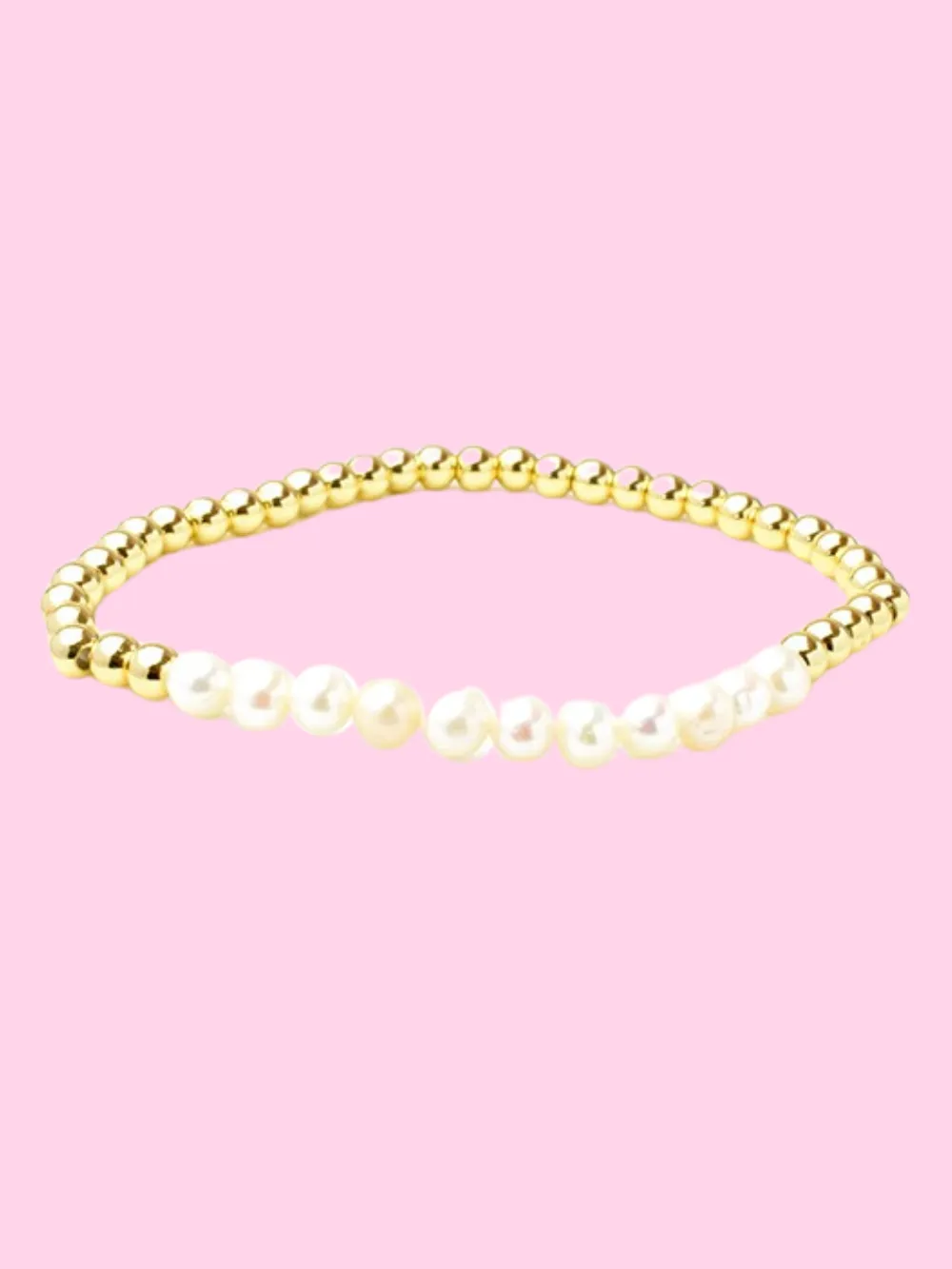 Pearls & Gold Bracelet