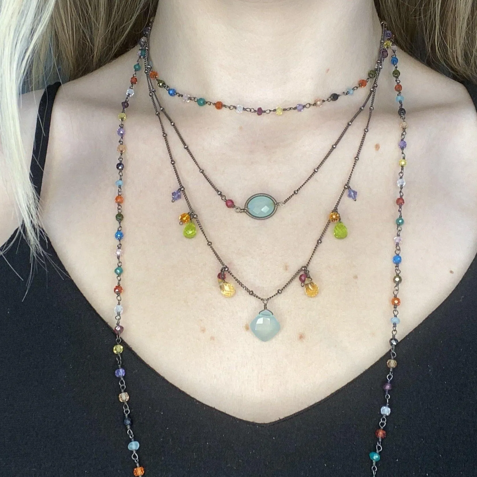 Pop of Color Boho Zina Classic Necklace