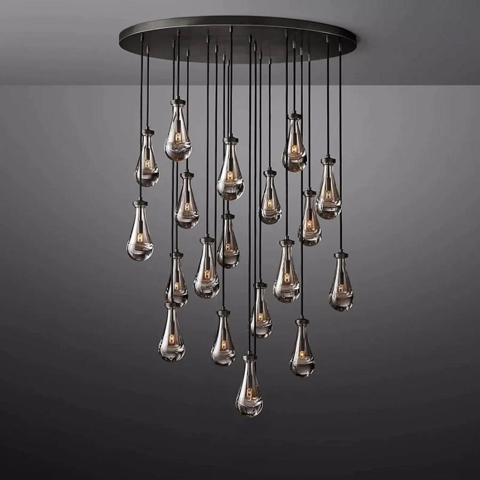 Raindrop Linear Chandelier