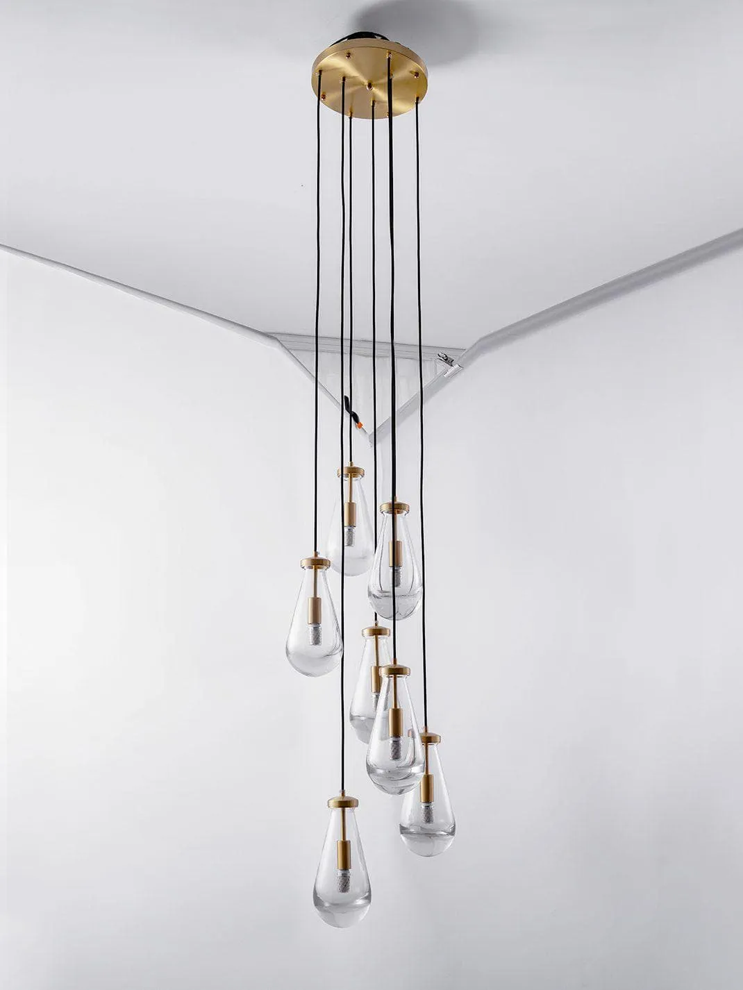 Raindrop Linear Chandelier