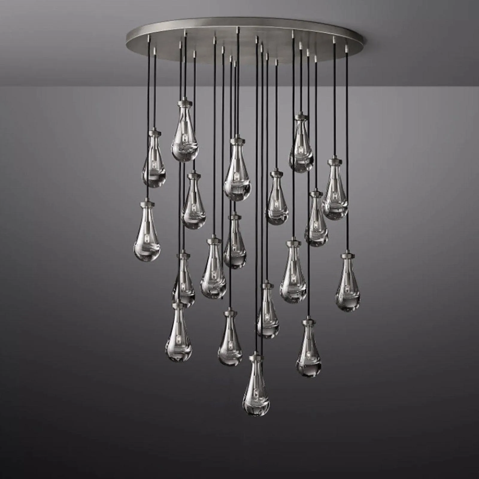 Raindrop Linear Chandelier