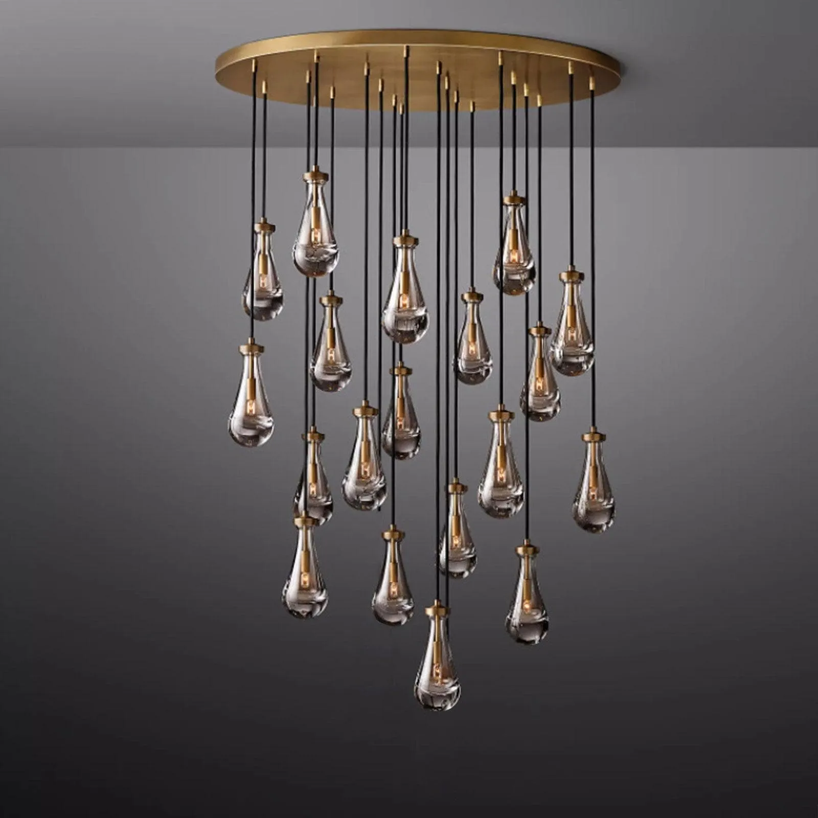 Raindrop Linear Chandelier