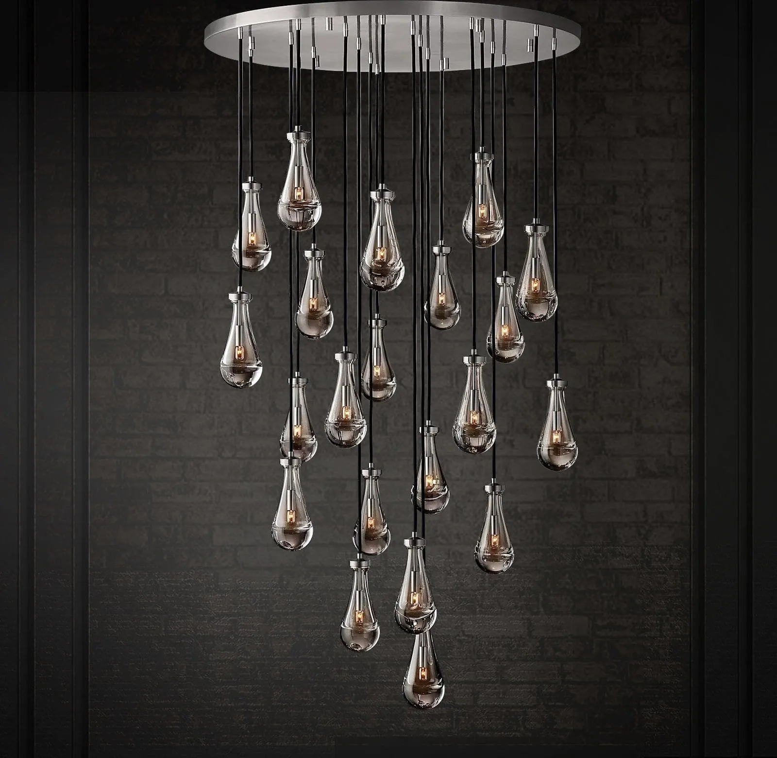 Raindrop Linear Chandelier