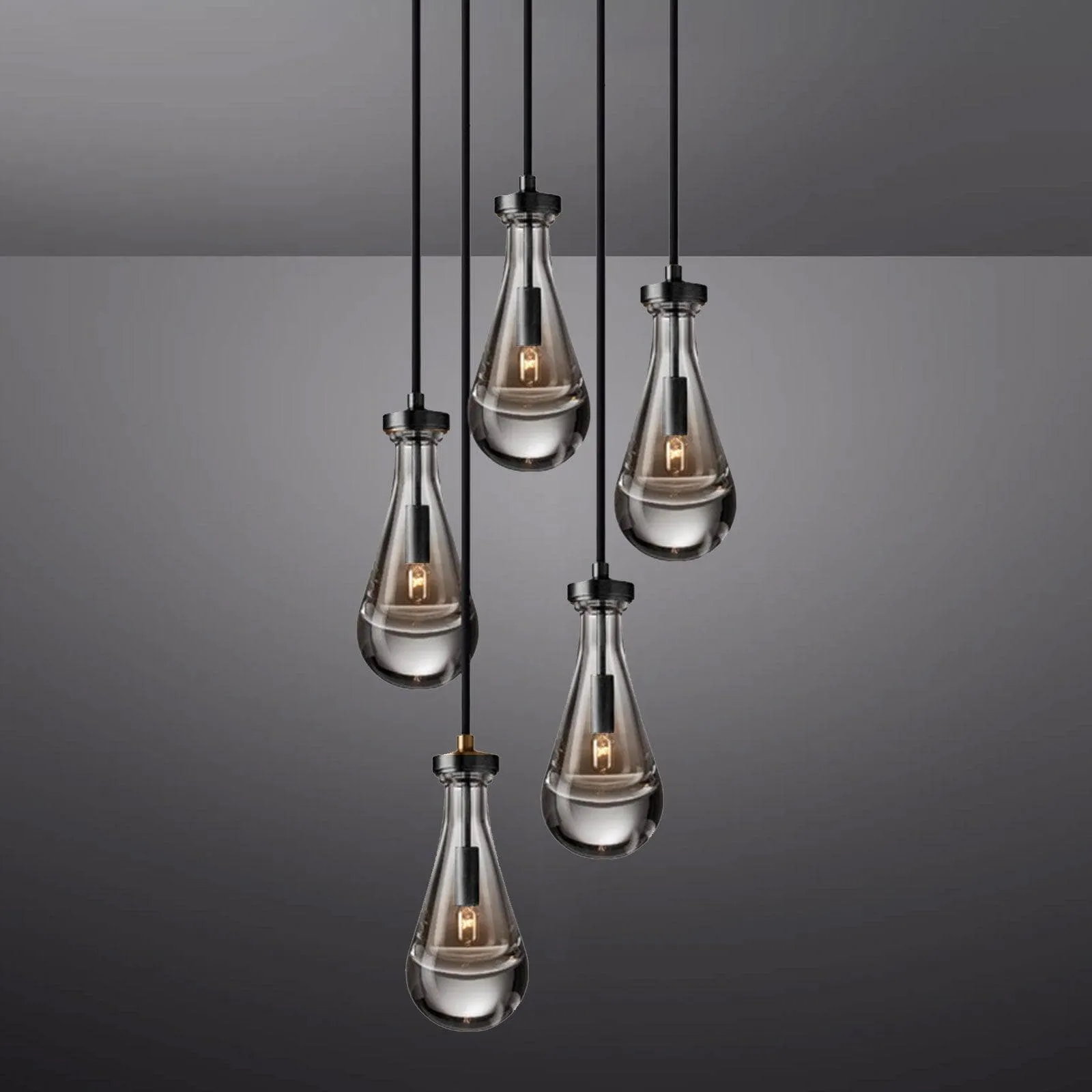 Raindrop Linear Chandelier