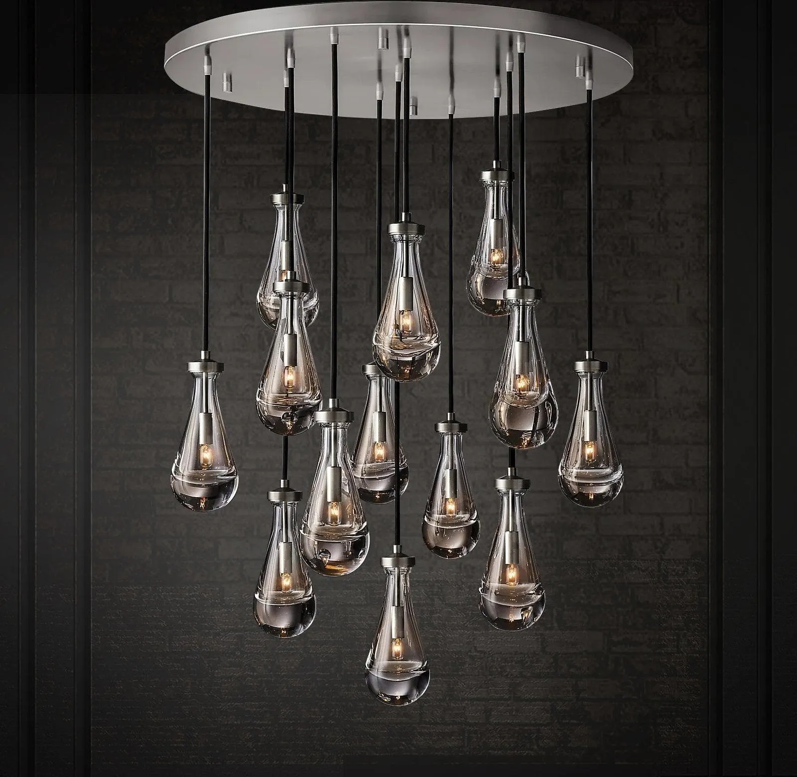 Raindrop Linear Chandelier