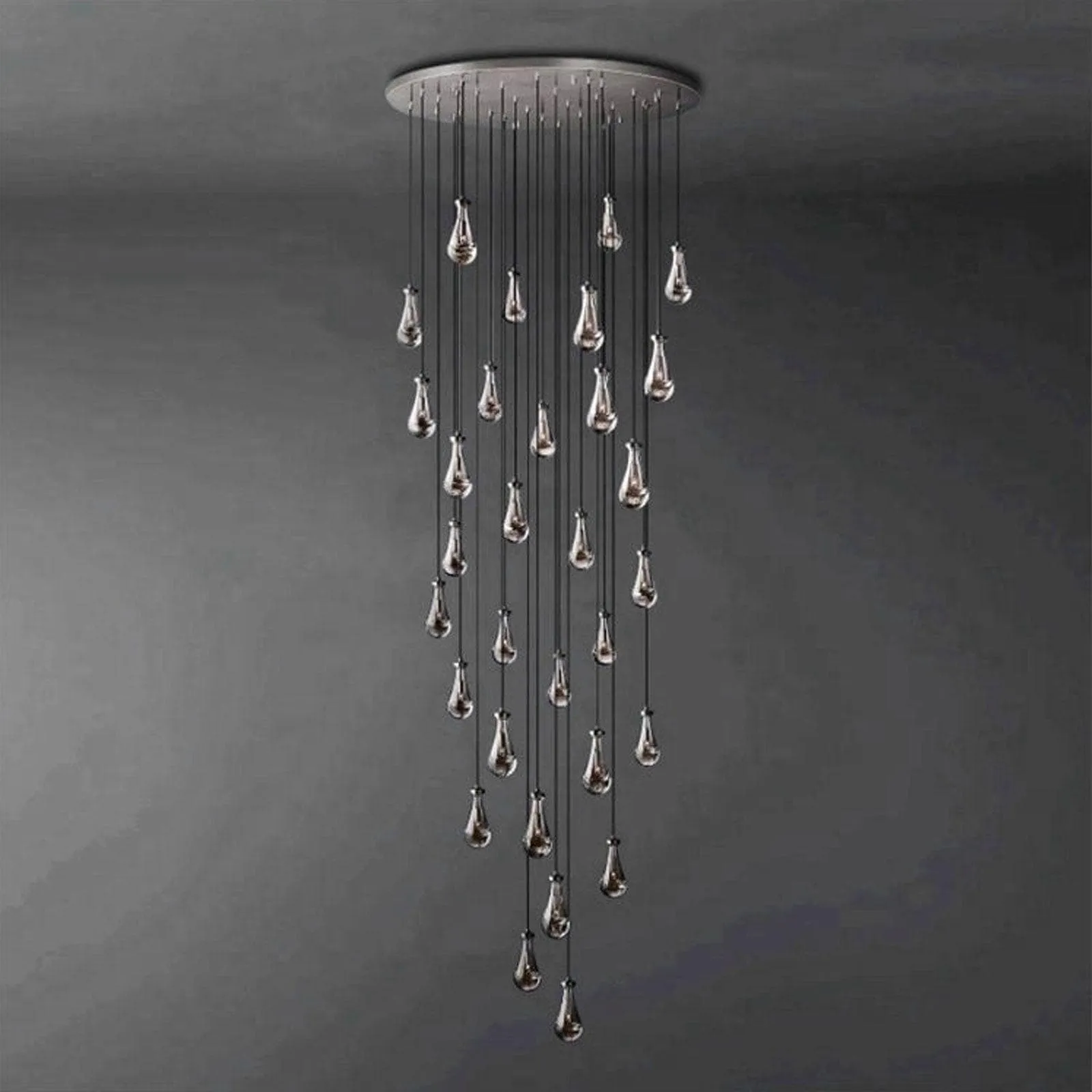 Raindrop Linear Chandelier