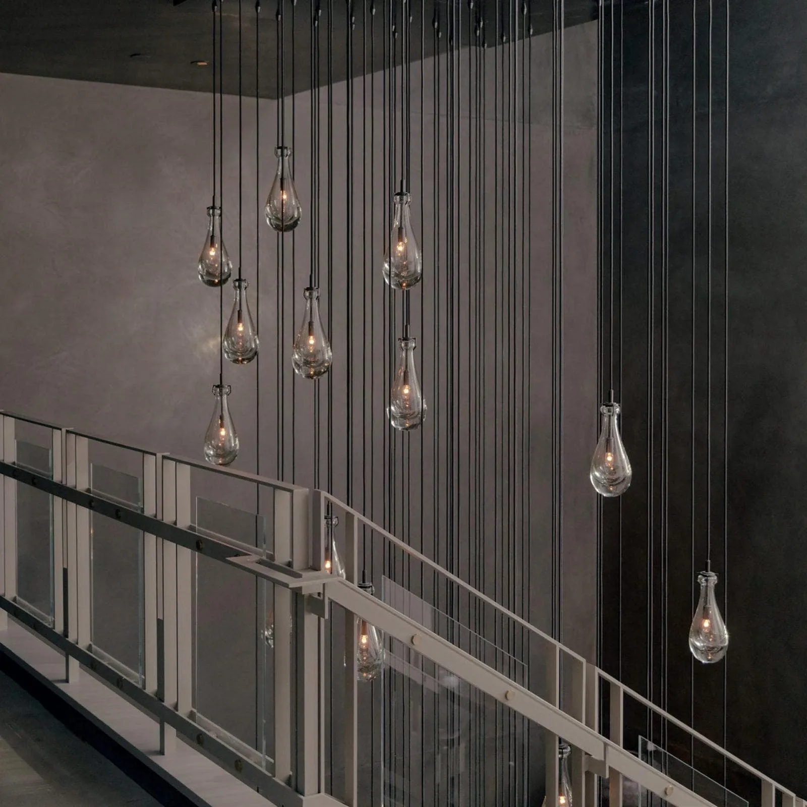 Raindrop Linear Chandelier