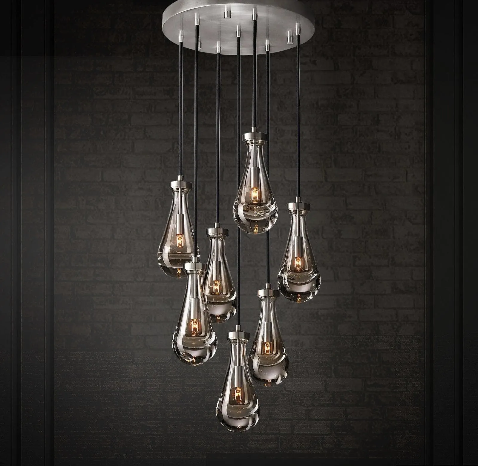 Raindrop Linear Chandelier