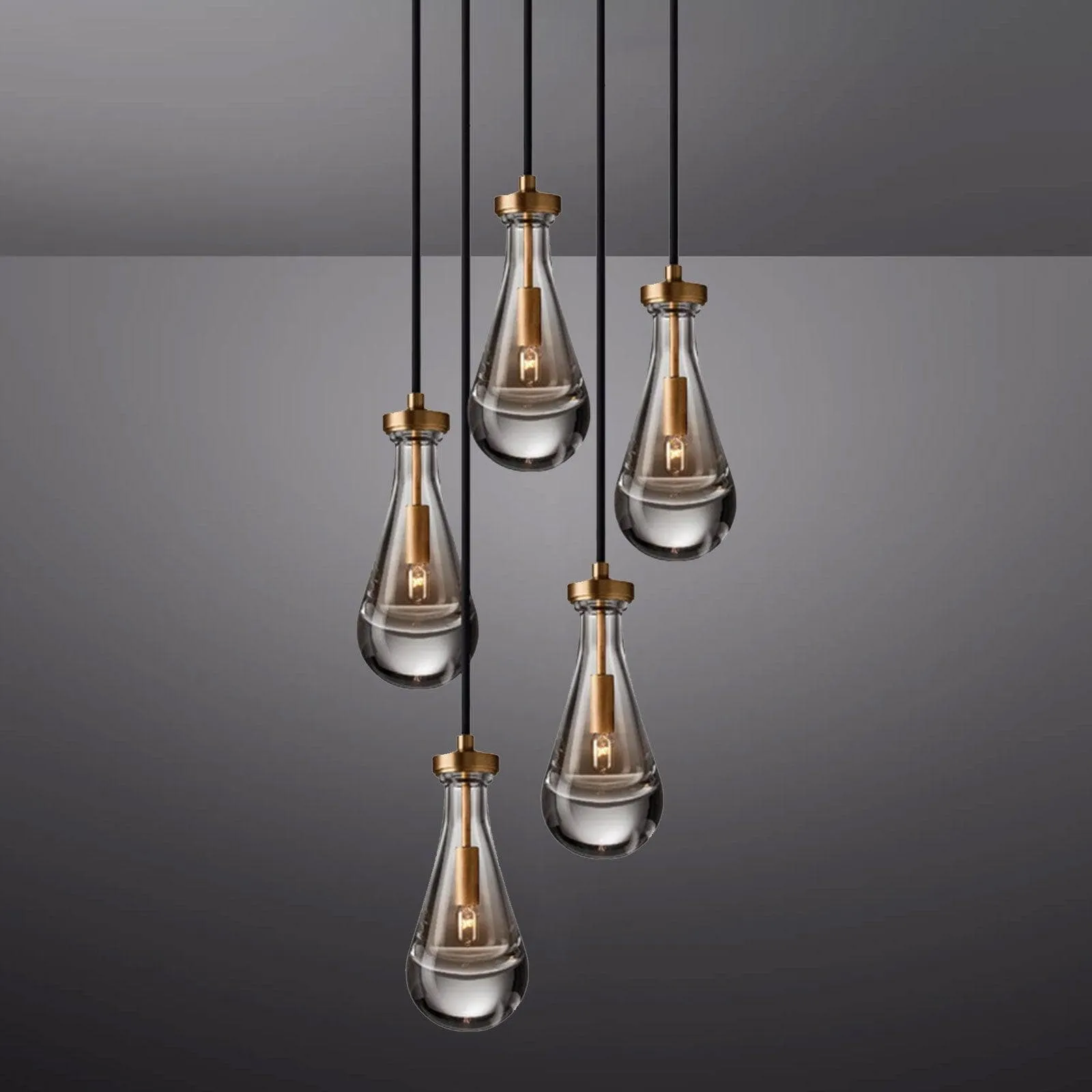 Raindrop Linear Chandelier