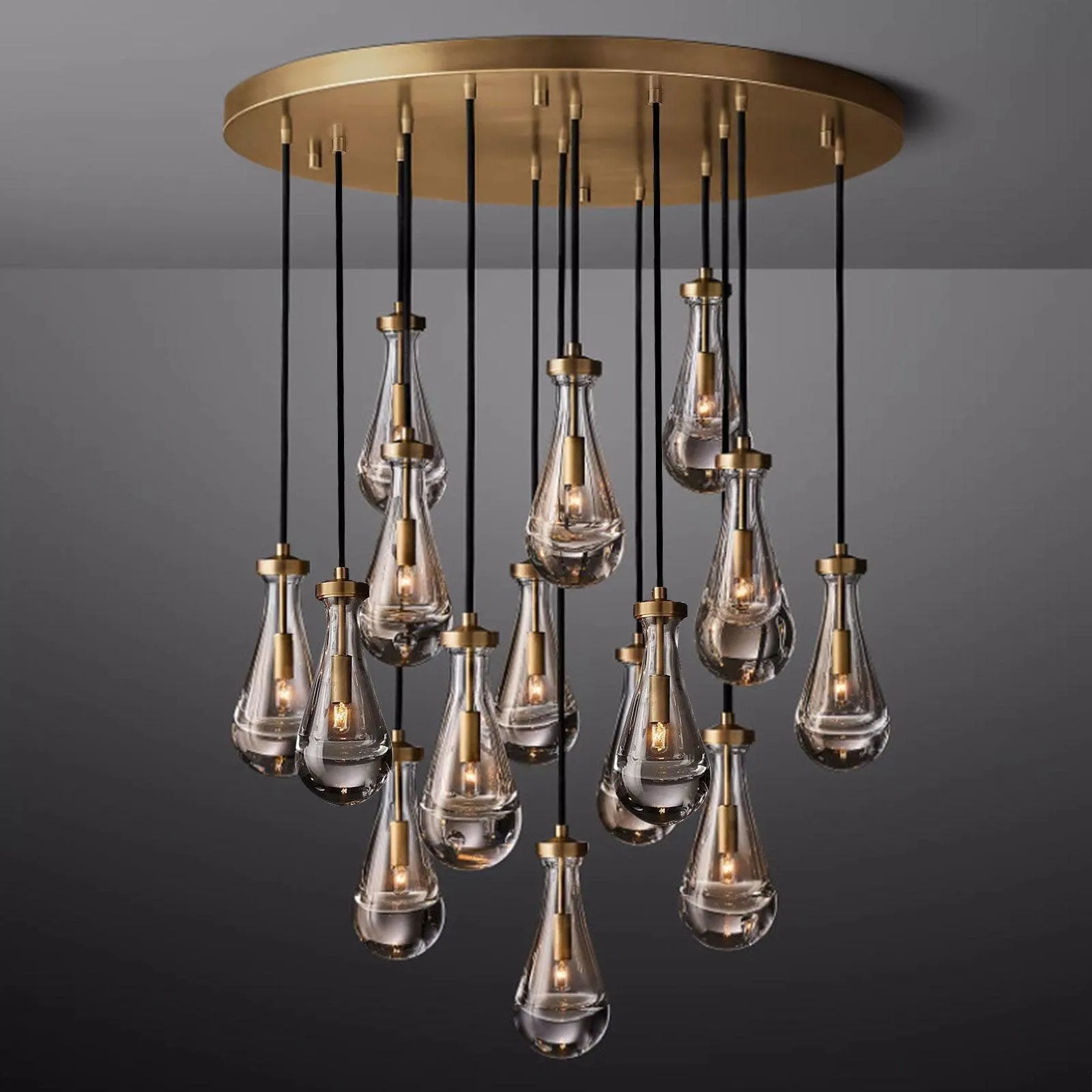 Raindrop Linear Chandelier