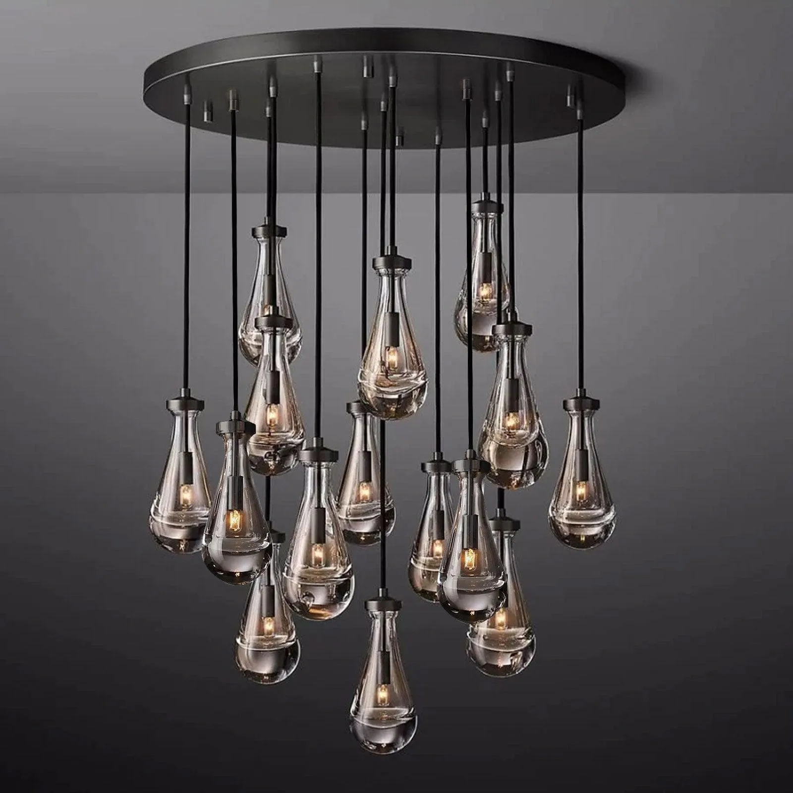 Raindrop Linear Chandelier