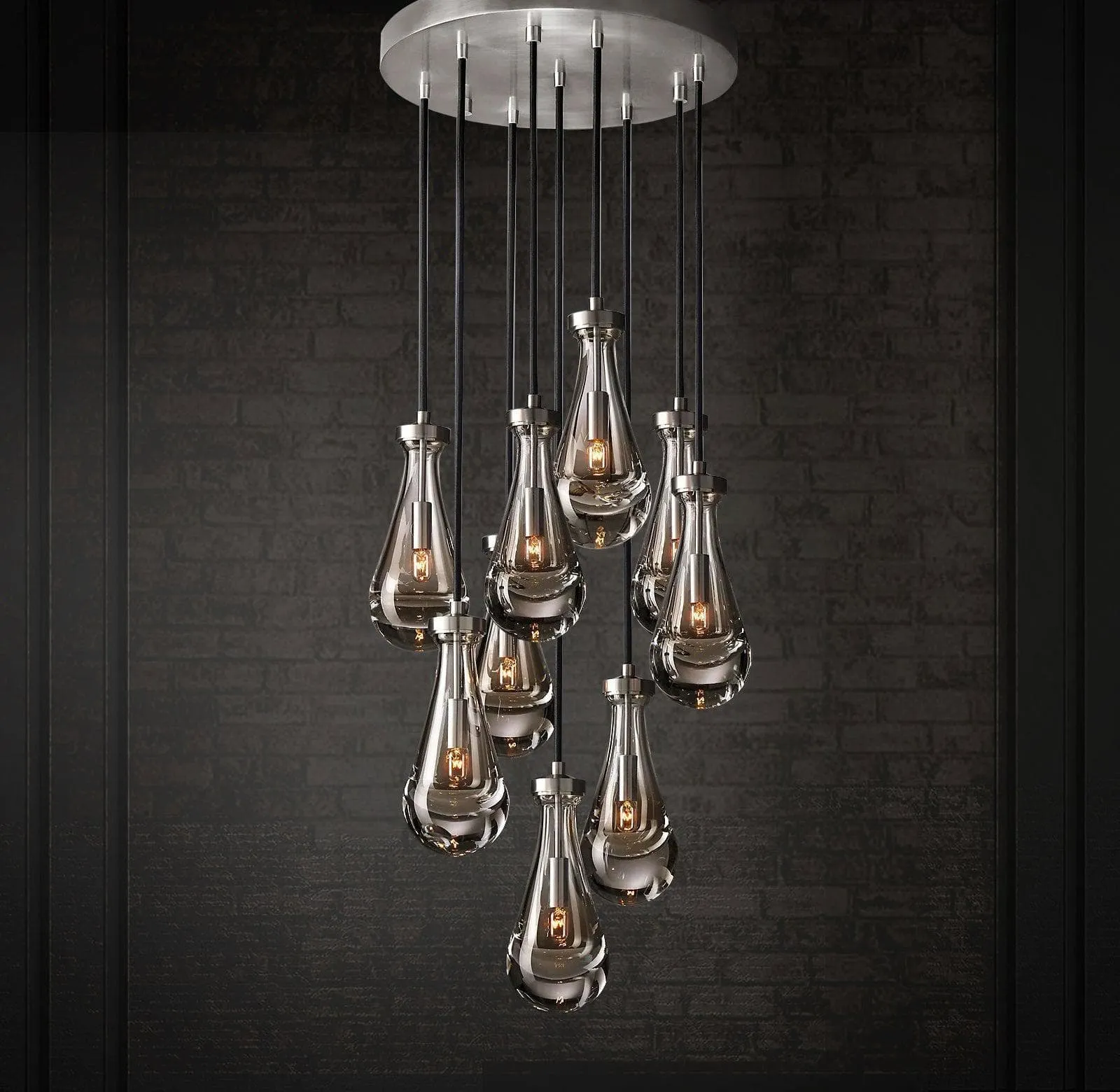 Raindrop Linear Chandelier