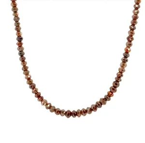 Reddish Brown Diamond Strand