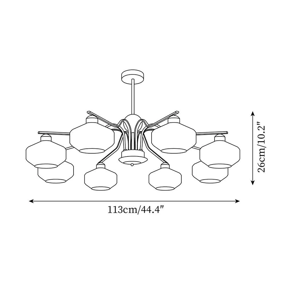 Retro Molika Chandelier