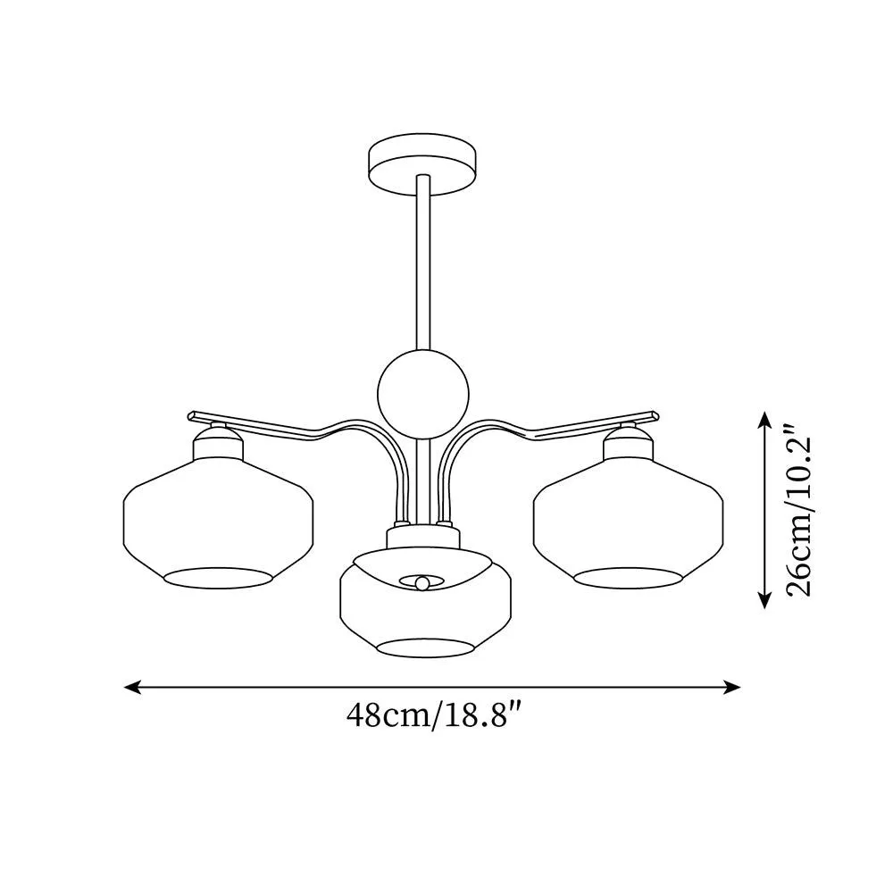 Retro Molika Chandelier