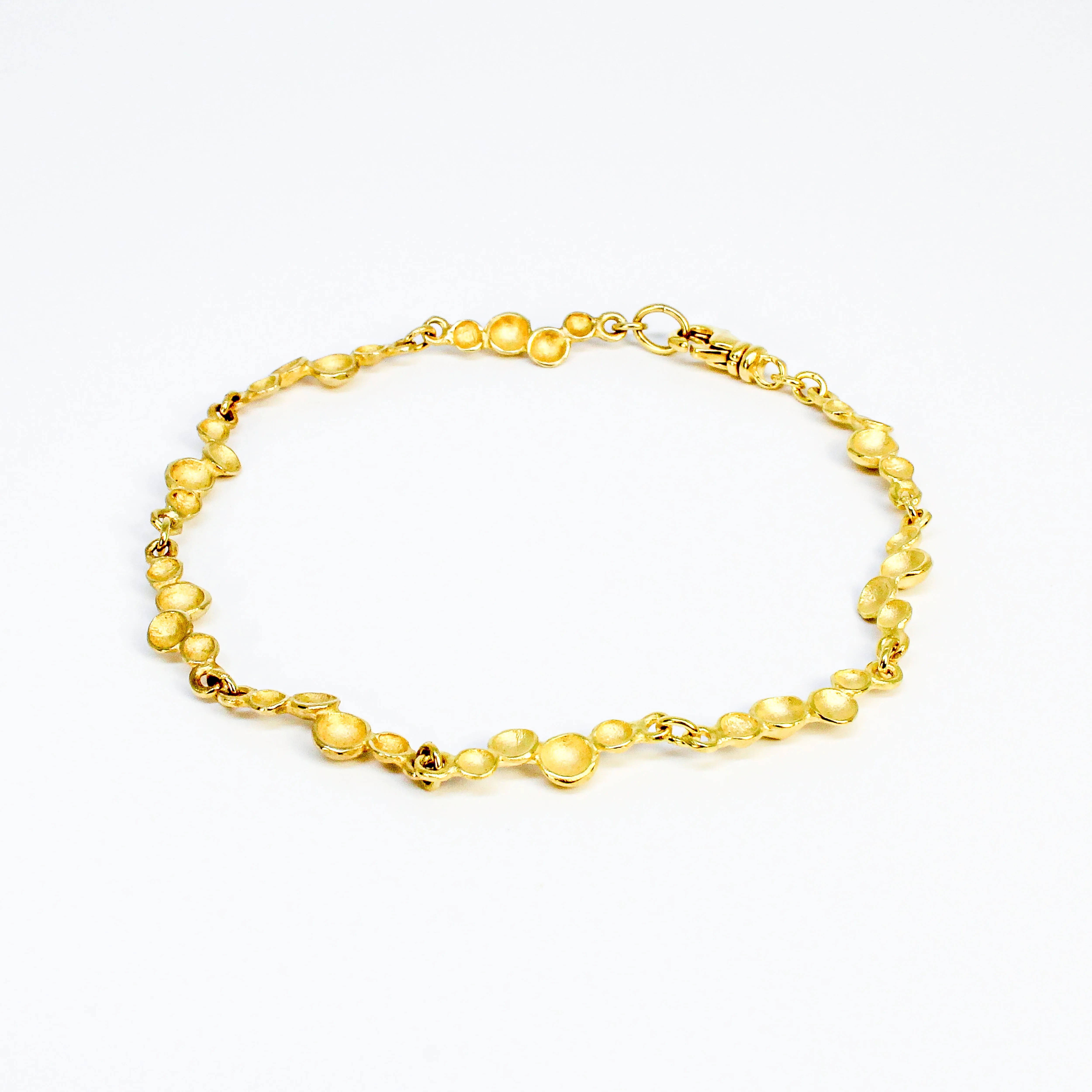 Ripple Bracelet in Gold Vermeil by Sarah Richardson