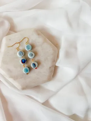 Simon | Ceramic Bead Earrings