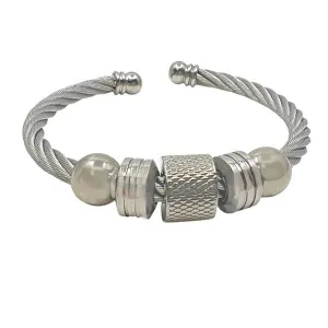 Stainless Steel Bangle Bracelet (BNSS4680)