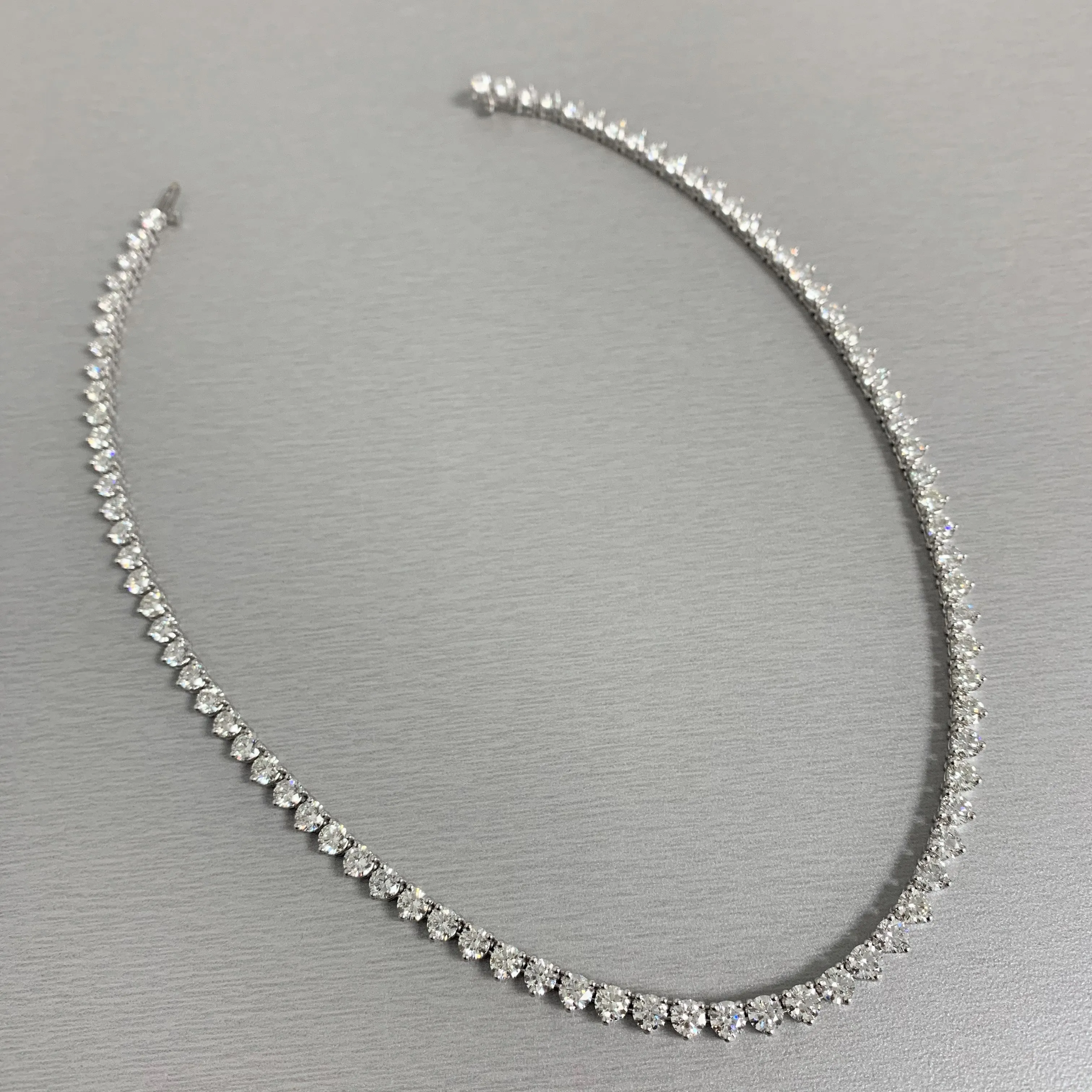 Tennis Opera Convertible Necklace (55.94 ct Diamonds) in Platinum