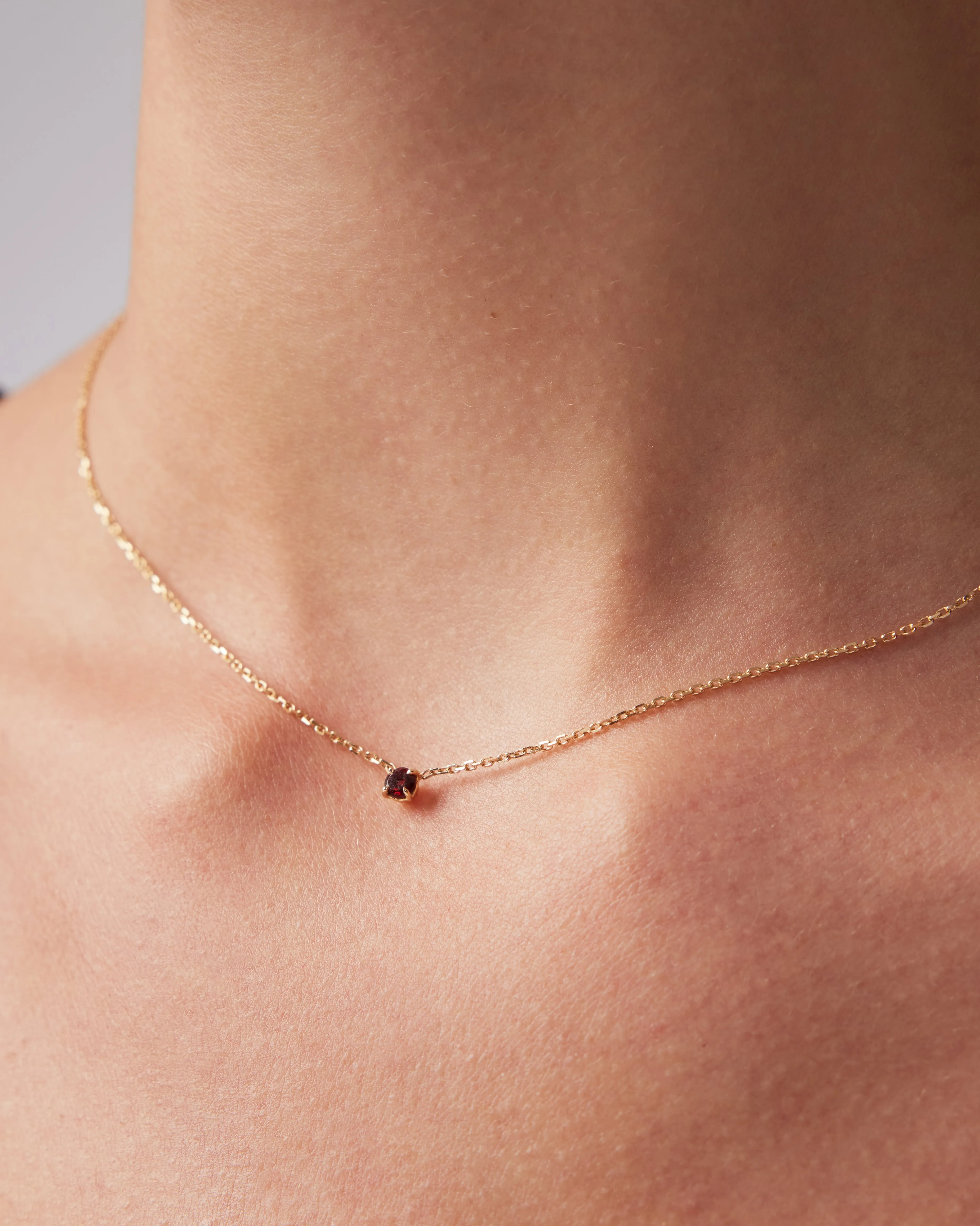 The Garnet Birthstone Necklace