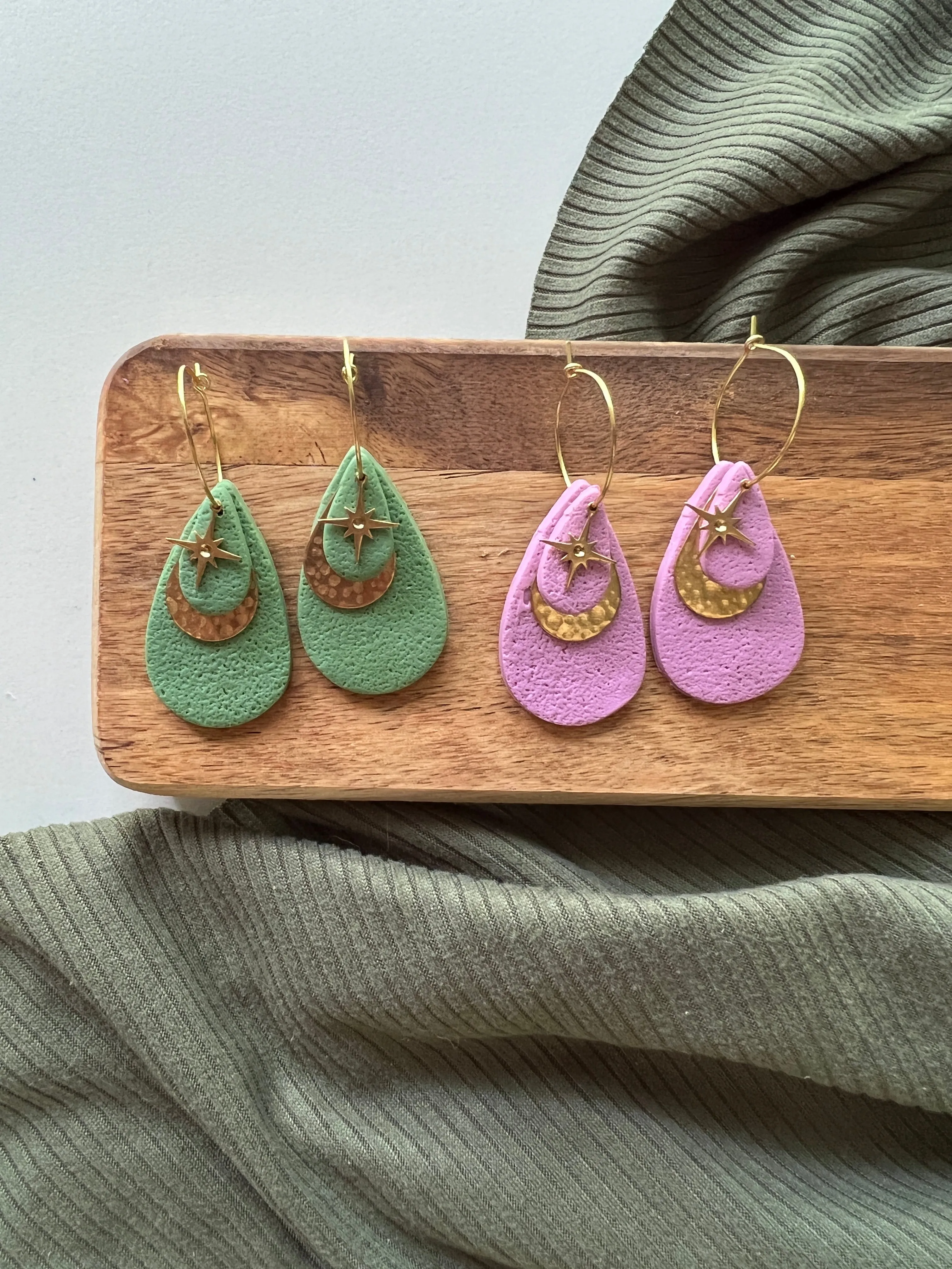 Twilight | Clay Earrings