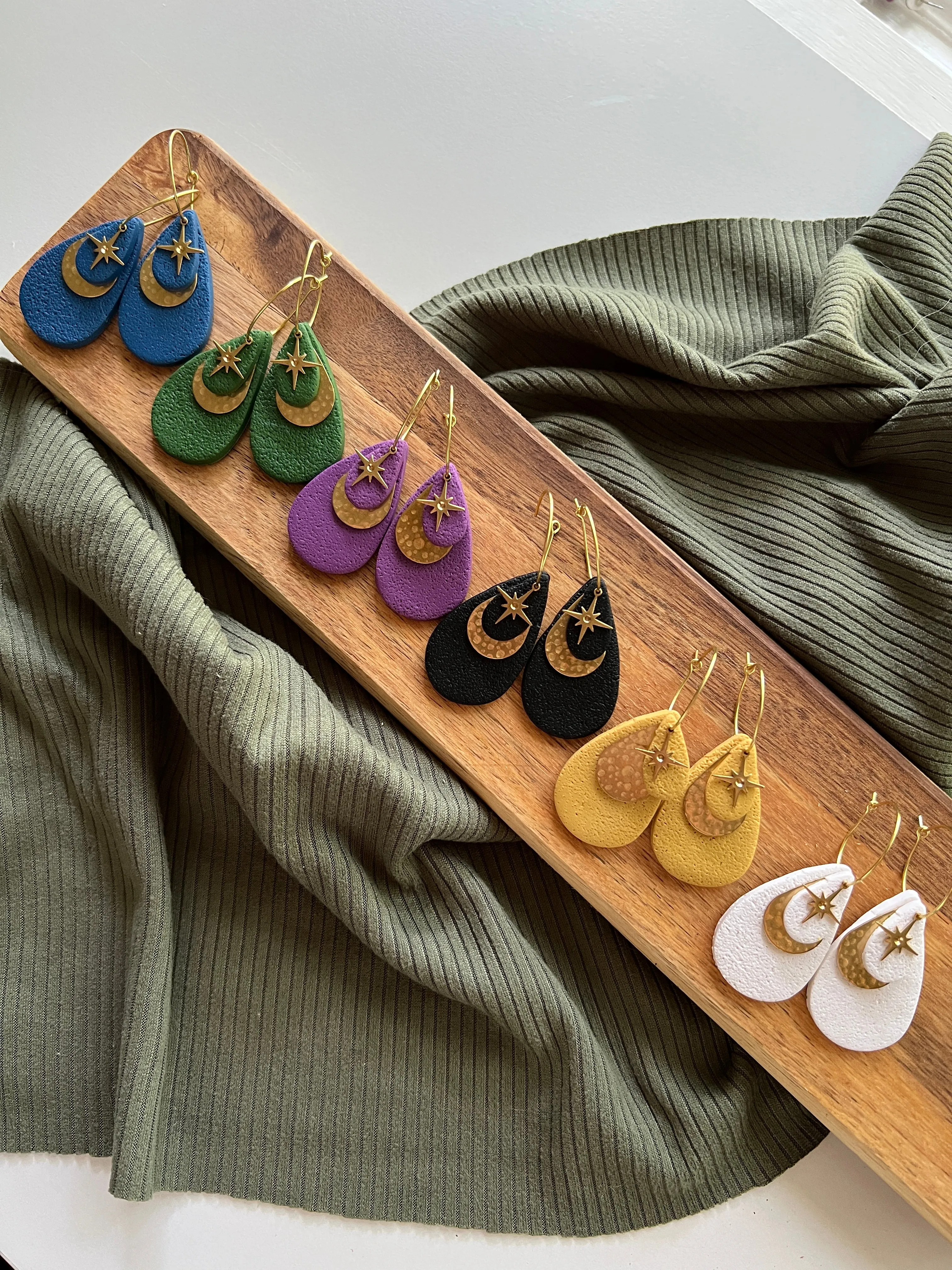 Twilight | Clay Earrings